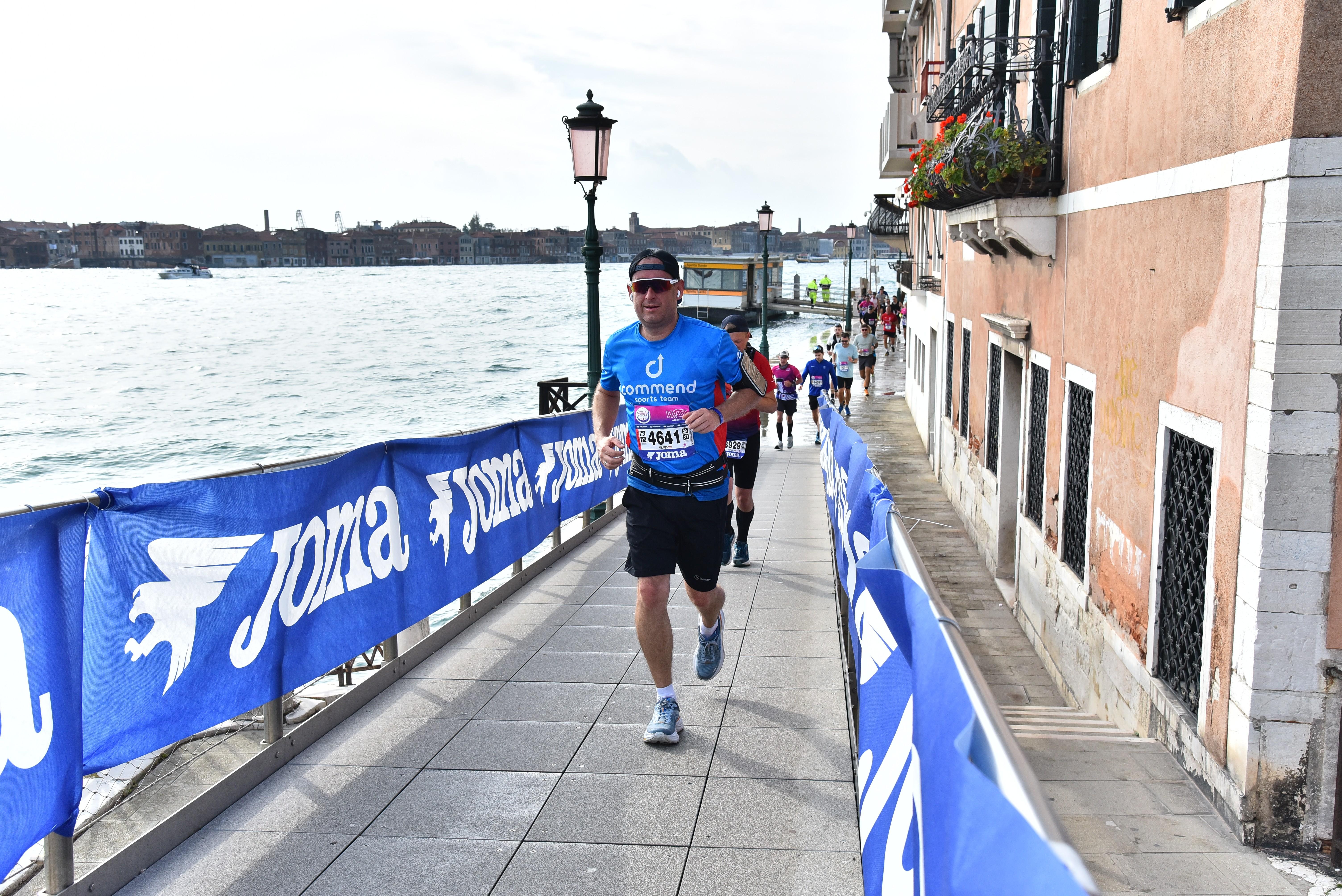 Running through Venice
